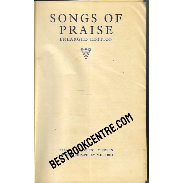 Songs of Praise 1st edition