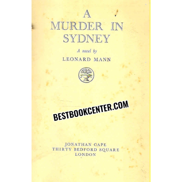 a murder in Sydney 1st edition