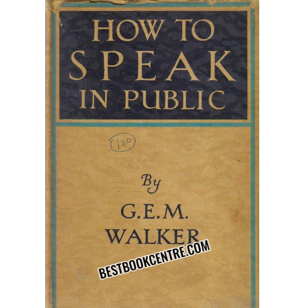 HOW TO SPEAK IN PUBLIC 1st edition