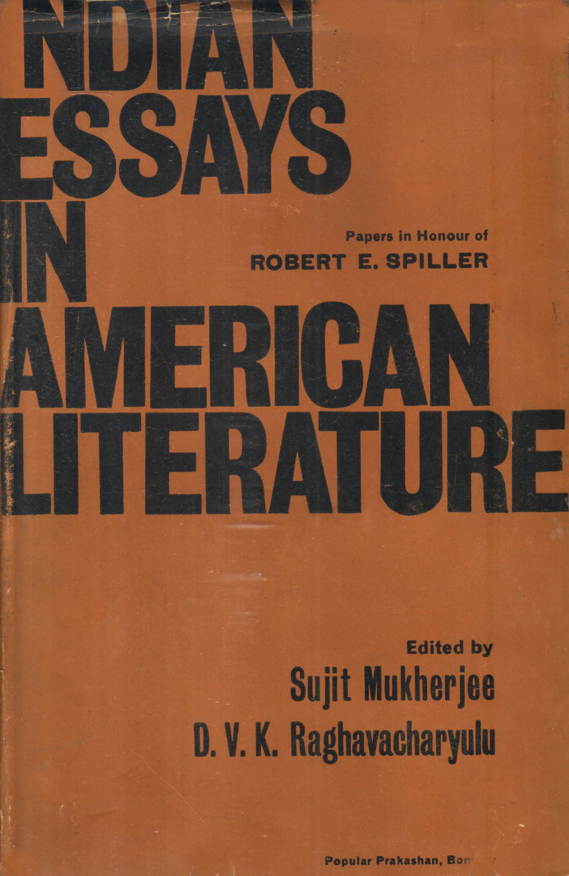 Indian Essays In American Literature