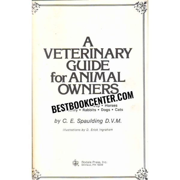 a veterinary guide for animal owners 1st edition