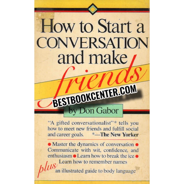 how to start a conversation and make friends 