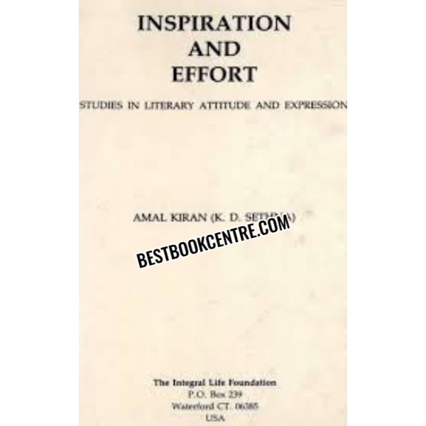 Inspiration and Effort 1st edition