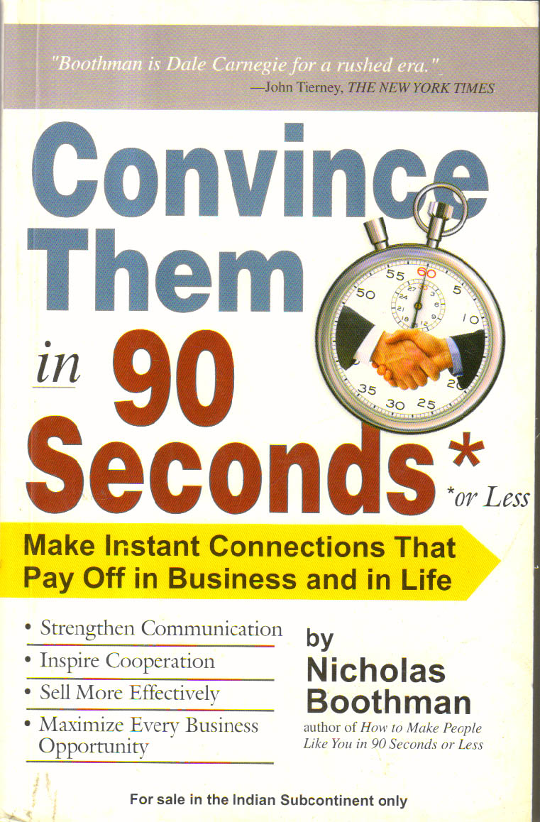 Convince Them in 90 Seconds
