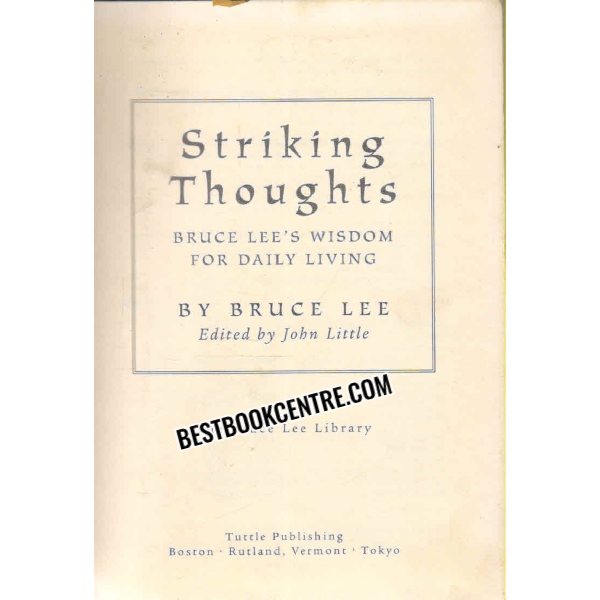 striking thoughts 1st edition
