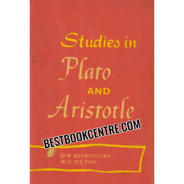 studies in plato and aristotle 1st edition