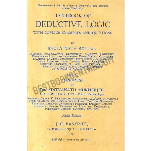 Textbook of Deductive Logic.