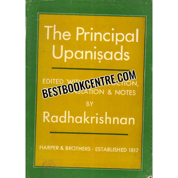 the principal upanisads 1st edition