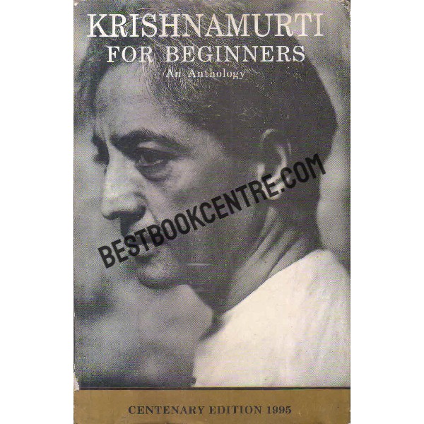 krishnamurti for beginners