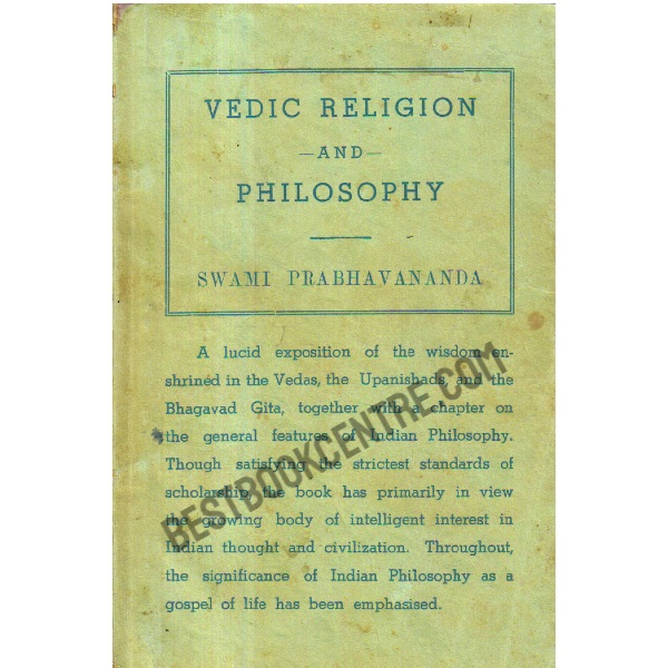 Vedic Religion and Philosophy