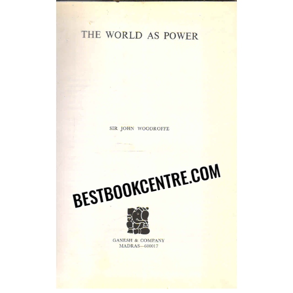 the world as power