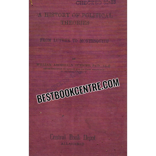 a history of political theories 