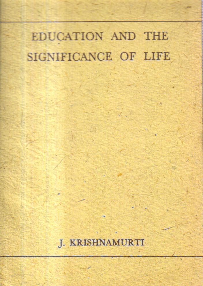Education and the Significance of Life
