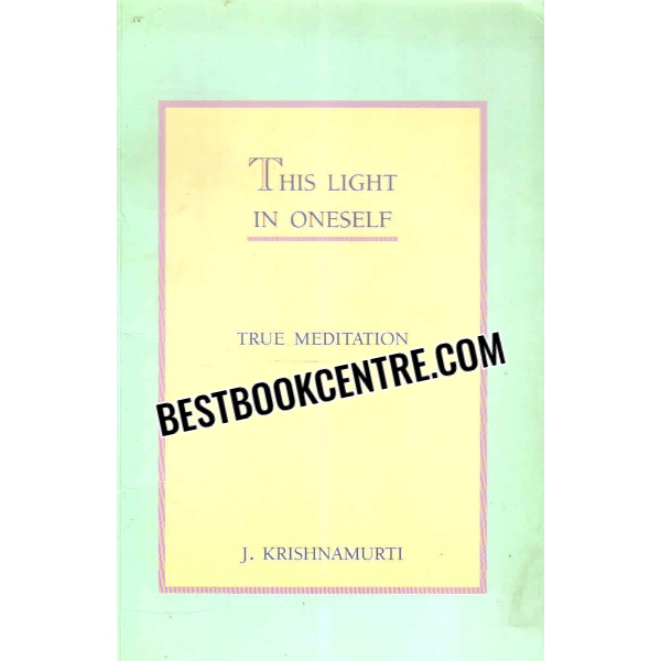 this light in oneself 