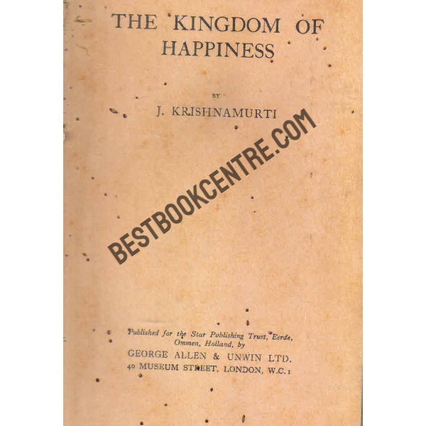 the kingdom of happiness