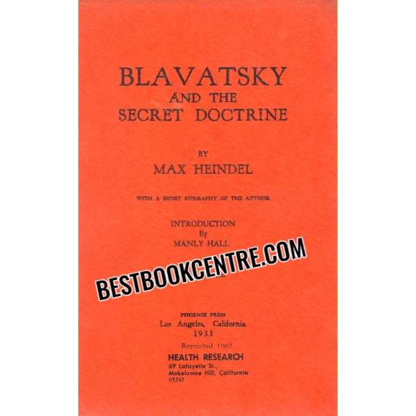 blavatsky and the secret doctrine 1st edition