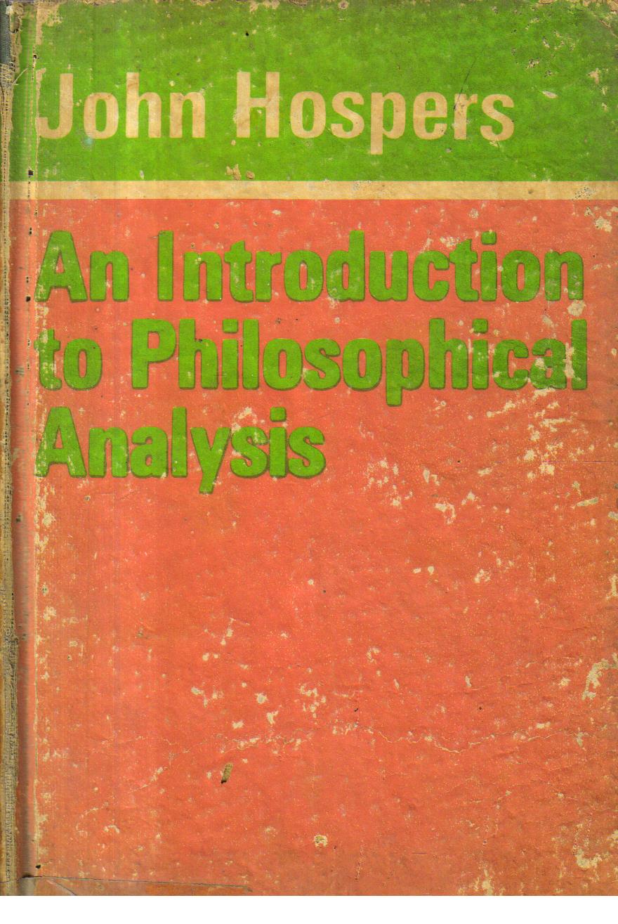 An Introduction to Philosophical Analysis.