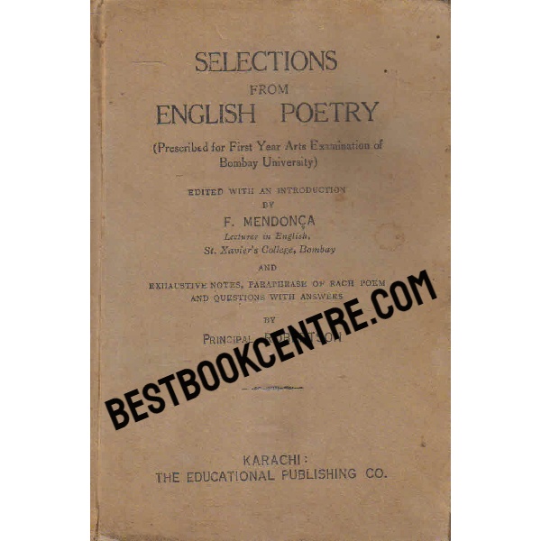 selections from english poetry
