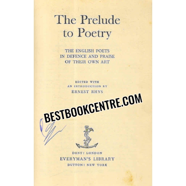 the prelude to poetry 