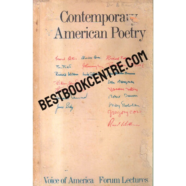 contemporary american poetry