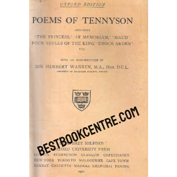 poems of tennyson