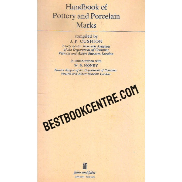 handbook of pottery and porcelain marks