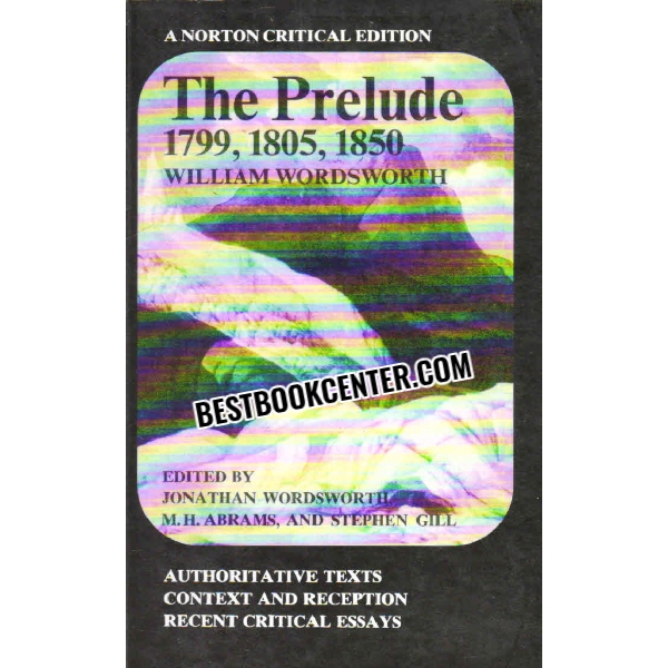 the prelude 1799 1805 1850 A NORTON CRITICAL EDITION