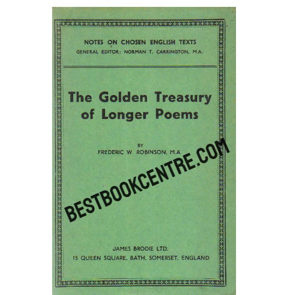 The Golden Treasury of Longer Poems