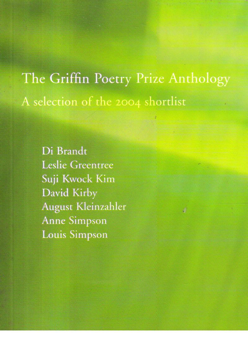 The Griffin Poetry Prize Anthology