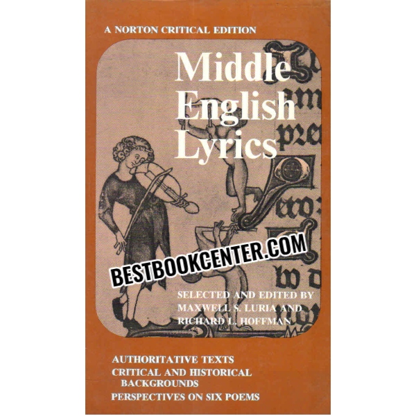 middle english lyrics A Norton Critical Edition 