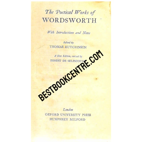 The Poetical Works of Wordsworth