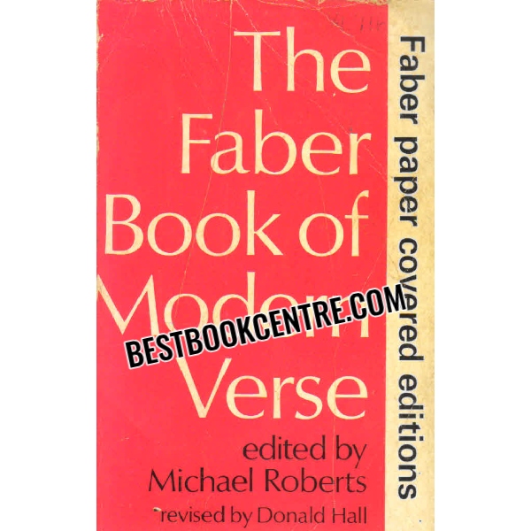 the faber book of modern verse 
