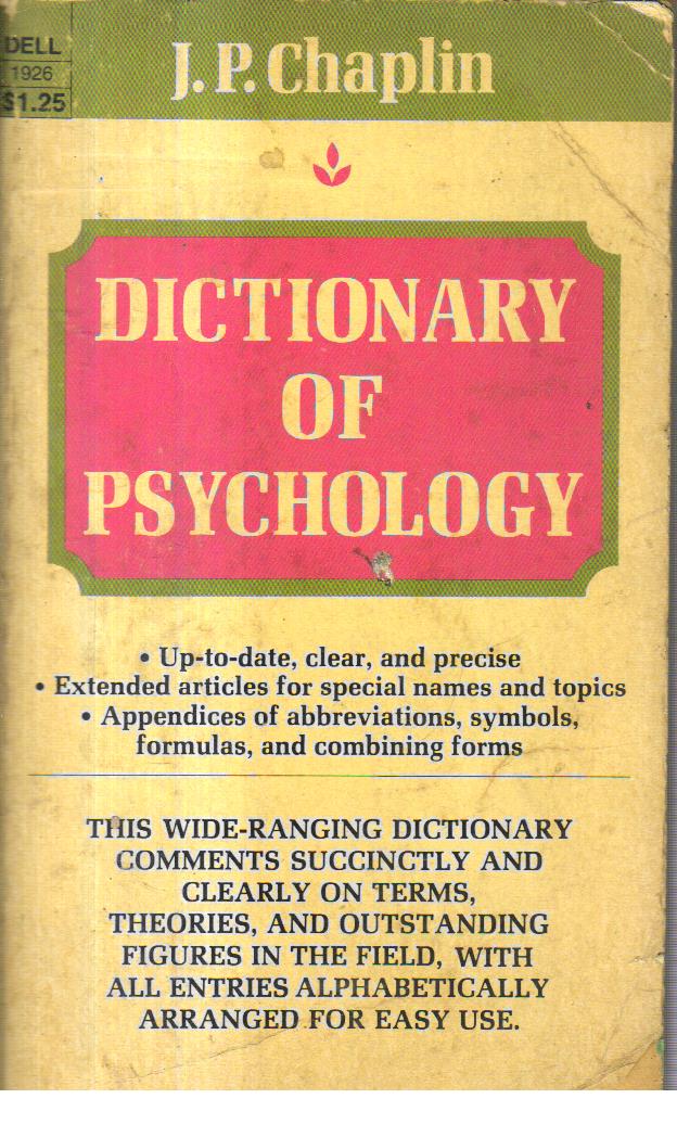 Dictionary of Psychology.