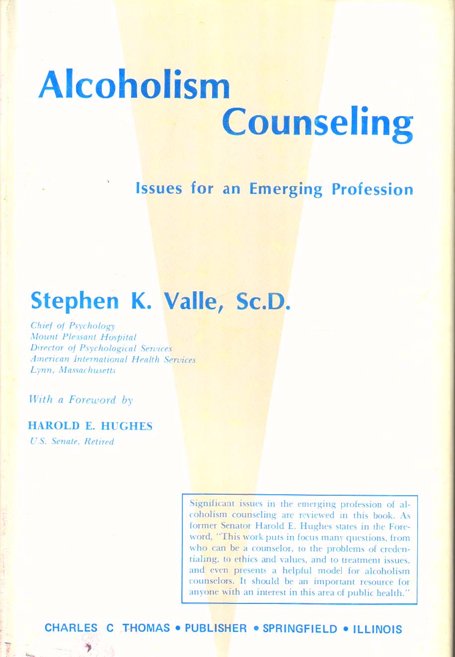 Alcoholism Counseling.
