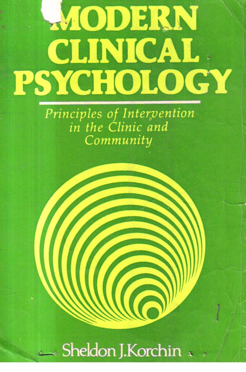 Modern Clinical Psychology