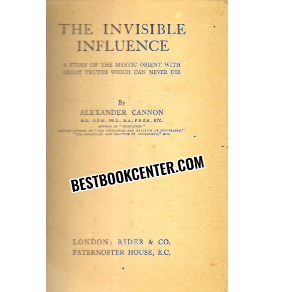 the invisible influence