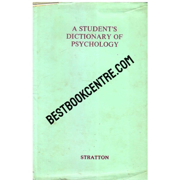 A Students Dictionary of Psychology