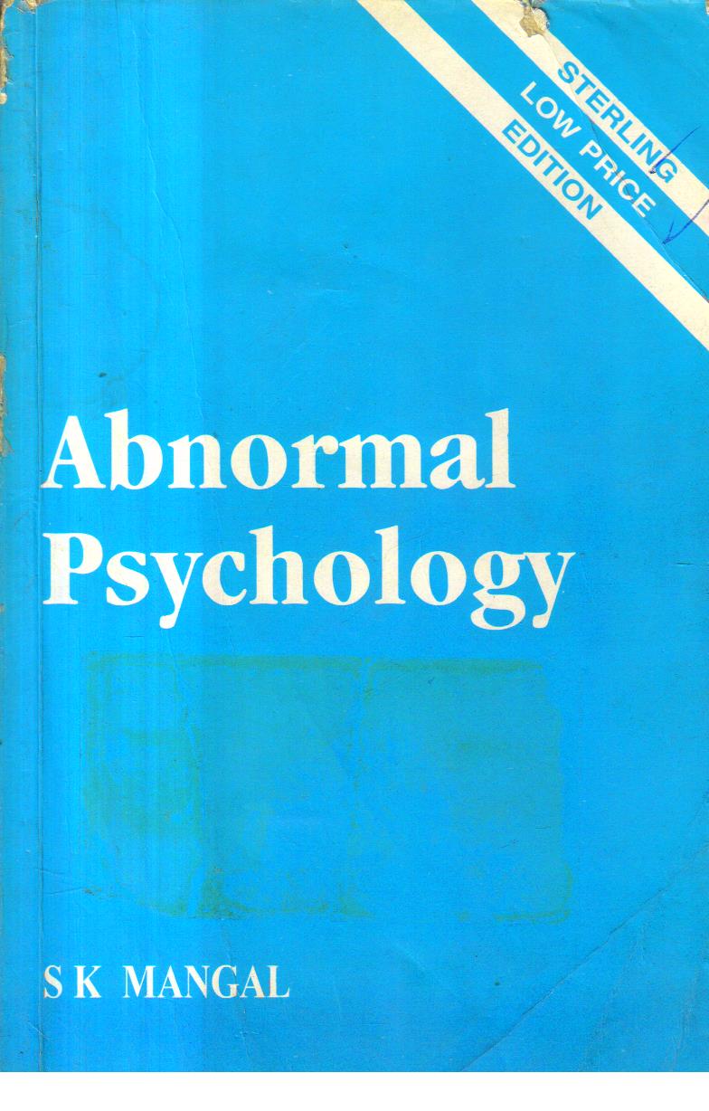 Abnormal Psychology