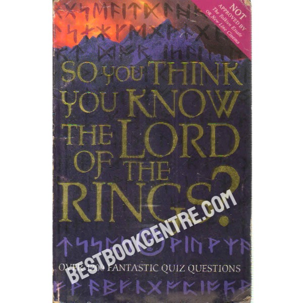 so you think you know the lord of things