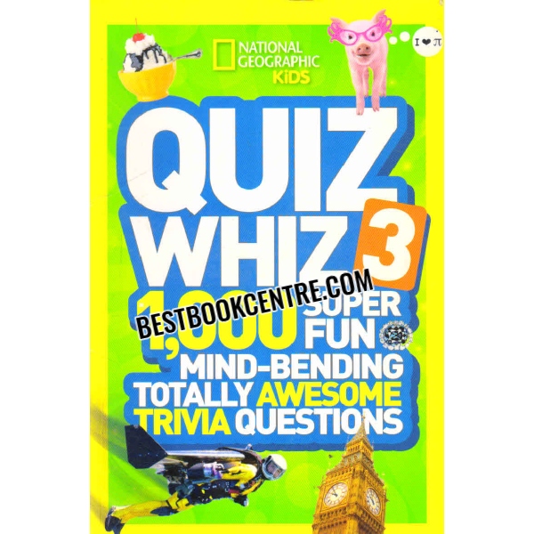 quizwhiz 1,2,3 1000 super fun mind bending totally awesome trivia questions (3 books)