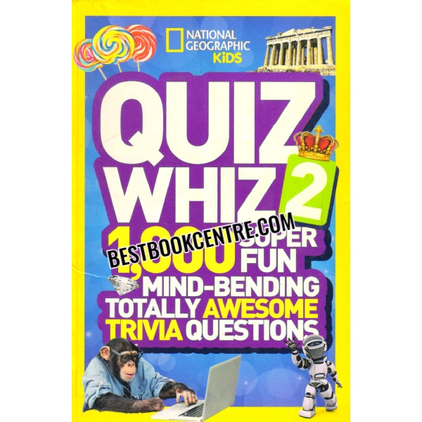 quizwhiz 1,2,3 1000 super fun mind bending totally awesome trivia questions (3 books)