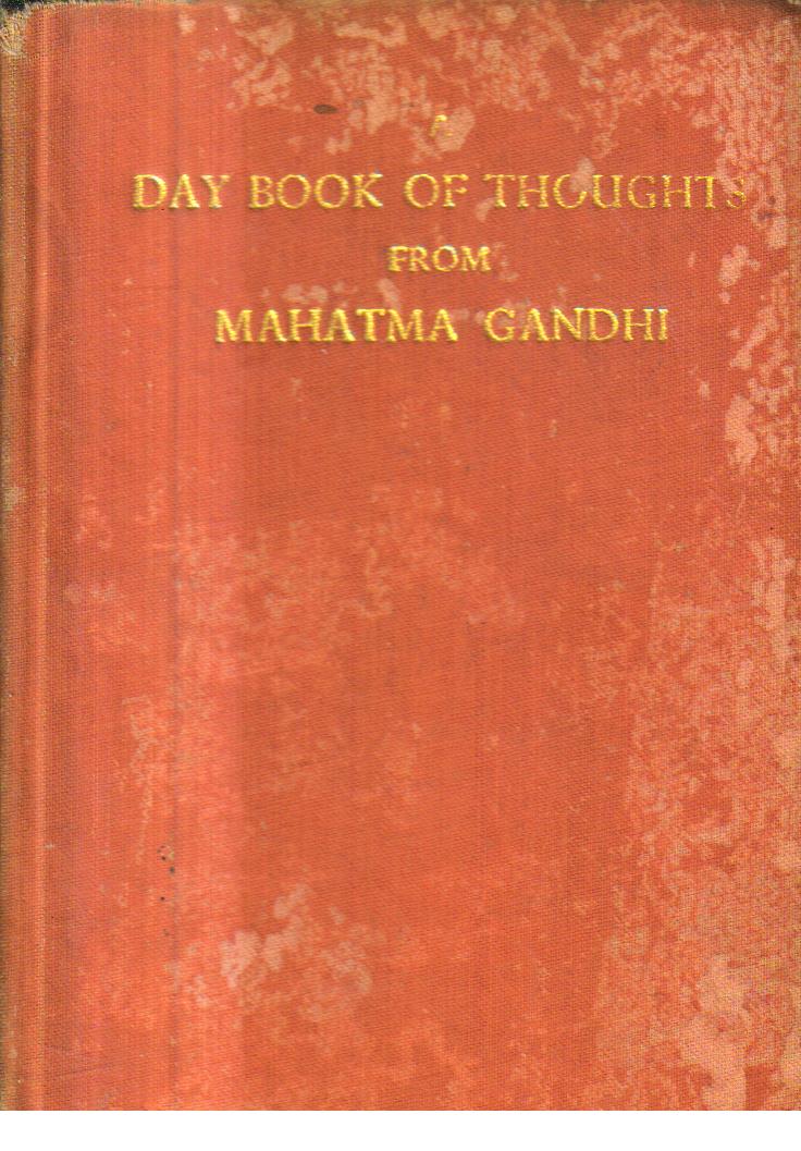 A Day Book of Thoughts from Mahatma Gandhi