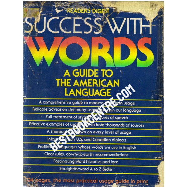 Success with Words a guide to the American Language