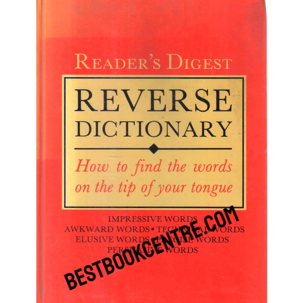 reverse dictionary