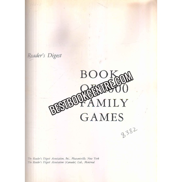 Book Of 1000 Family Games 