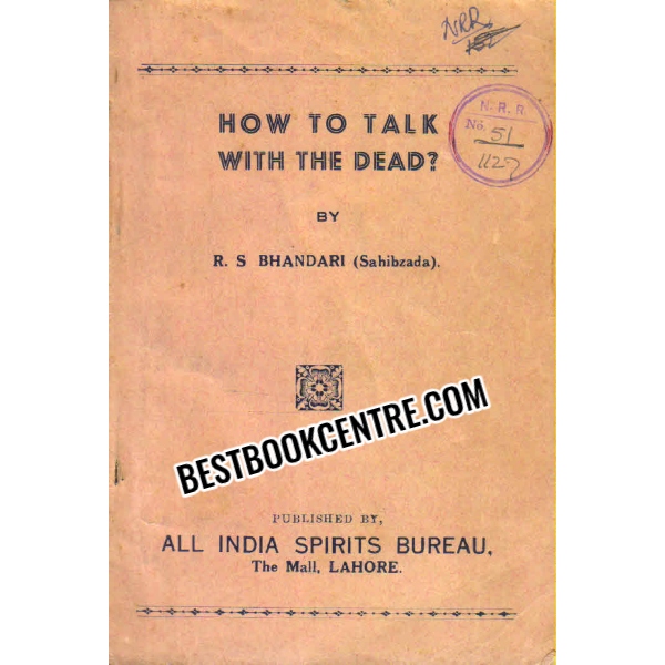 how to talk with the dead