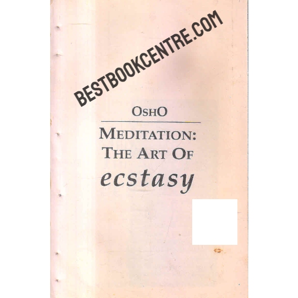 meditation the art of ecstasy