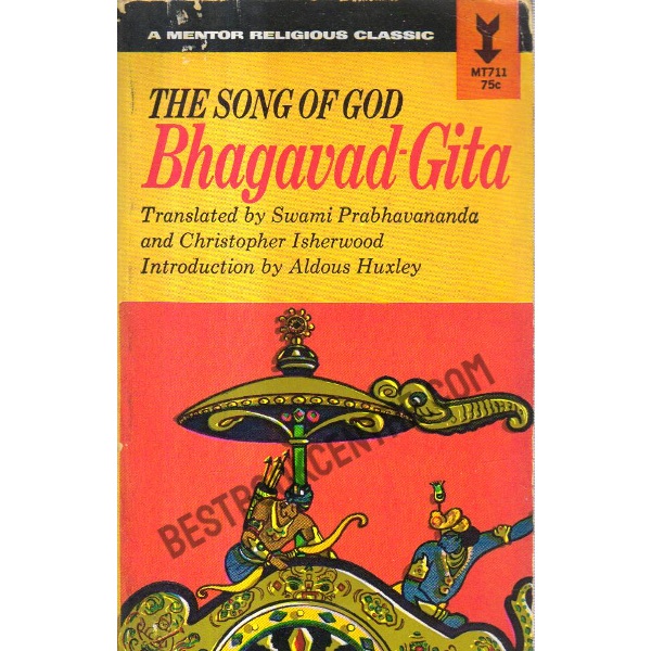The Song of God Bhagavad Gita