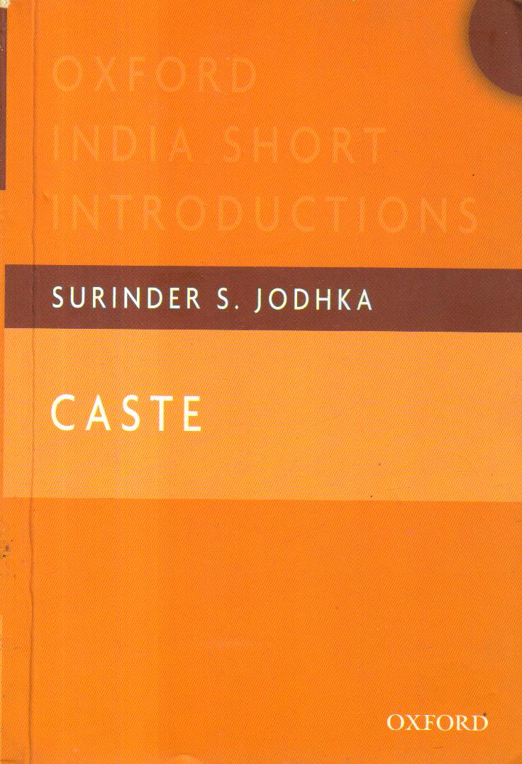India Short Introductions Caste 1st edition