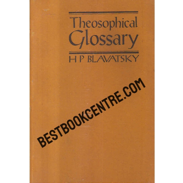 the theosophical glossary 